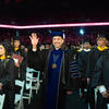 Dean Miguel Mostafa at CST Graduation